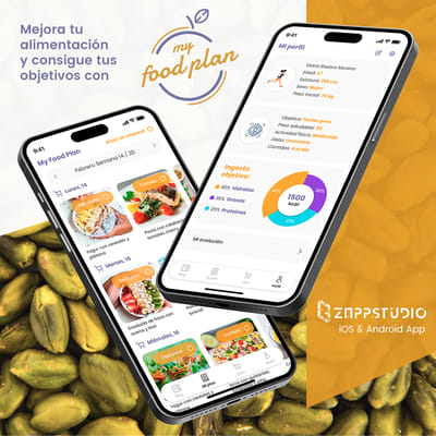 Desarrollo App iOS y Android - My Food Plan - Design & graphisme