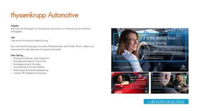 thyssenkrupp Automotive – „We are the driving force behind driving.“ - Social Media