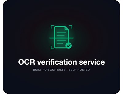 Contalys OCR — verification layer for AI document extraction - Artificial Intelligence