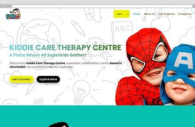 Website Design - https://kiddiecaretherapy.com - Website Creation