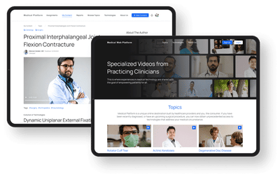 Healthcare Content Advocacy Platform - Website Creation