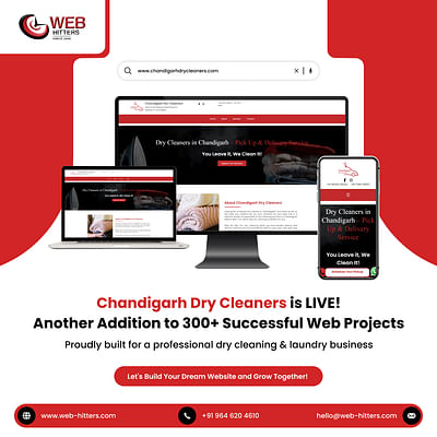 Website Launch: Chandigarh Dry Cleaners - SEO