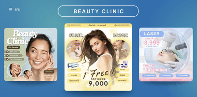 Graphics for Beauty Clinic - Social Media