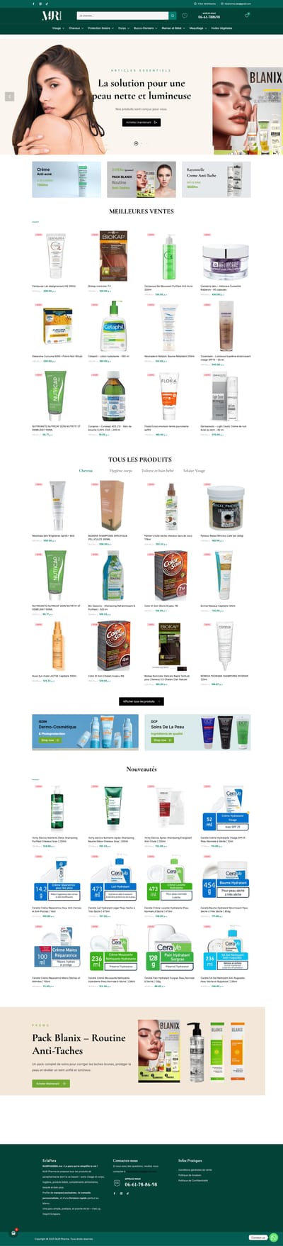 MJR PHARMA's Website - Content Strategy
