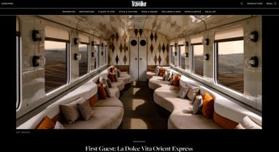 Lancement RP du premier hotel Orient Express, La Minerva - Public Relations (PR)