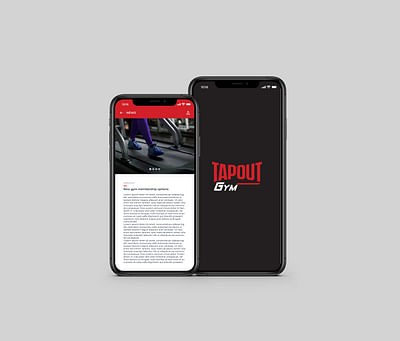 Tap Out Gym App - Application mobile