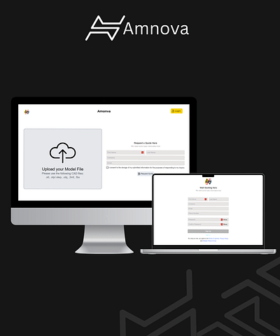 Amnova - Automated 3D Printing Quote System - Software Development