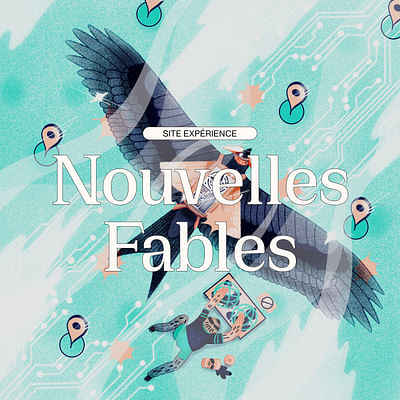 Nouvelles Fables - Tier Mobility - Grafikdesign