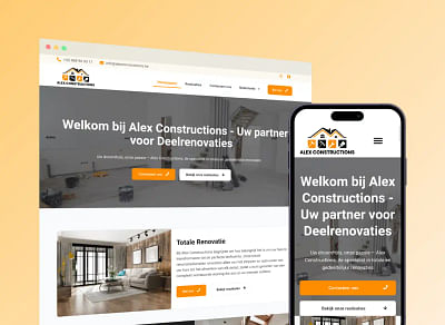 Alex Construction - Entreprise Générale - Webseitengestaltung