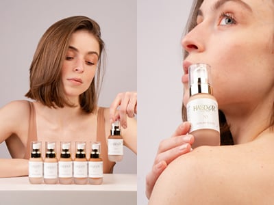 Hasd'Or : création d'une marque de sérum teinté, de l'idée à l'e-shop - Image de marque & branding