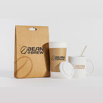 Bean and Brew - Logo and Branding - Image de marque & branding