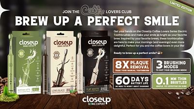 Concept Boards for CloseUp's Limited Edition eTBs - Copywriting