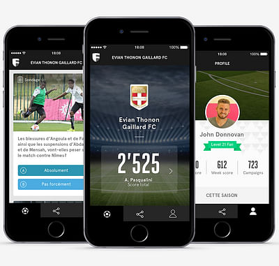 FansNation - App football - App móvil