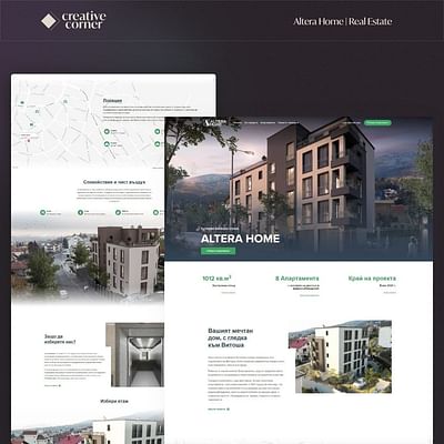 Real Estate Website - New Building