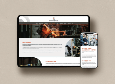 Doncasters - Rebrand and website - Markenbildung & Positionierung