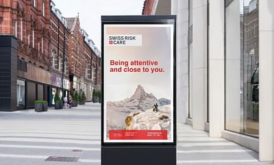Swiss Risk & Care advertising and mascot creation. - Pubblicità