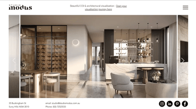 Studio Modus: A Website That Reflects the Quality of Their Craft - Website Creation