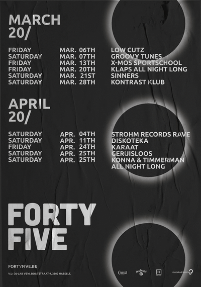 Forty Five Hasselt - Image de marque & branding