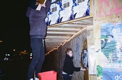 Campagne d'affichage sauvage pour Boiler Room - Evenement