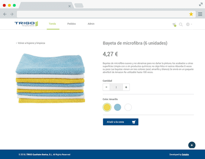Trigo Qualitaire Ibérica - Tienda - Application web