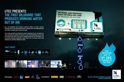 POTABLE WATER GENERATOR - Publicité