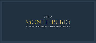 Nouvelle identité & Edition Villa Monte Rubio - Image de marque & branding