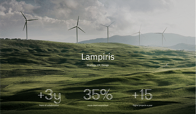 Lampiris - Conception of a digital ecosystem - Stratégie digitale