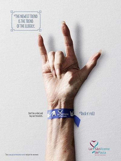 The newest trend is the trend of elderly, 3 - Publicité