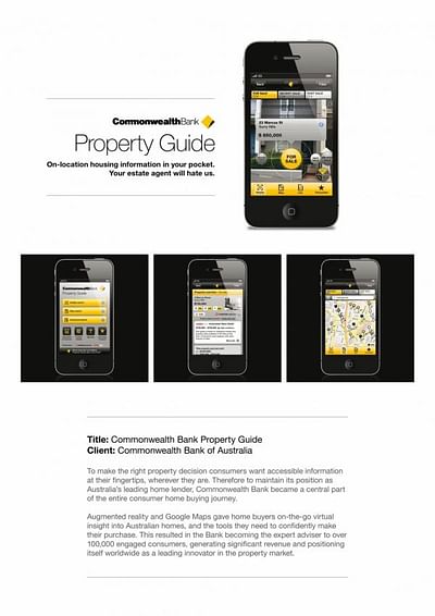 THE COMMBANK PROPERTY GUIDE APPLICATION - Advertising