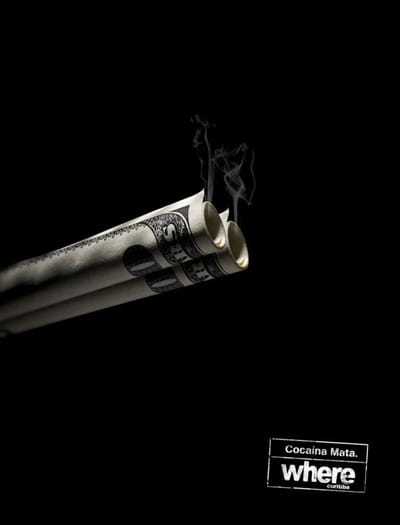 Cocaine kills - Advertising