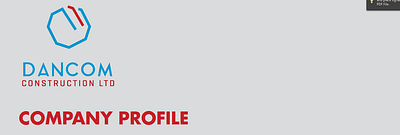 Company Profile for Construction Company - Image de marque & branding