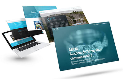 Website & Logo Design for ARCM Neuchâtel - Création de site internet