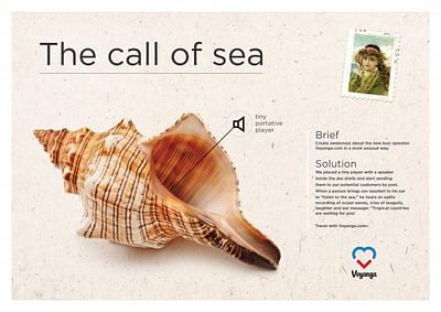 The call of sea - Werbung