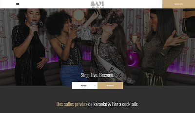 BAM Karaoke - Création de site internet