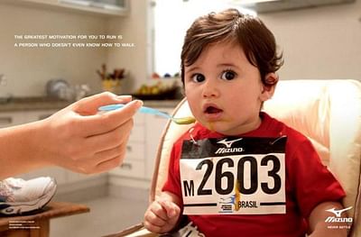 Baby (Mizuno Runners) - Publicité