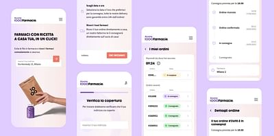 1000Farmacie delivery service - UX/UI design - Web Application