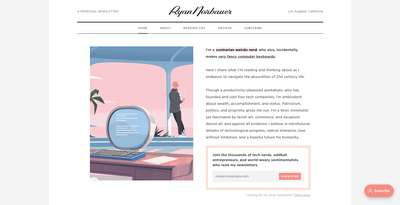Ryan's Norbauer Personal Website - Ghost CMS - Webseitengestaltung