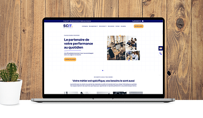 Site web institutionnel SCIT - Website Creatie