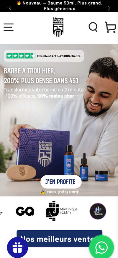 E-commerce B2C : Gestion Meta Ads & Boost des Ventes Web LADOUCEBARBE - Email Marketing