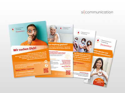Plakate für Außenwerbung / OOH und Info-Flyer - Advertising