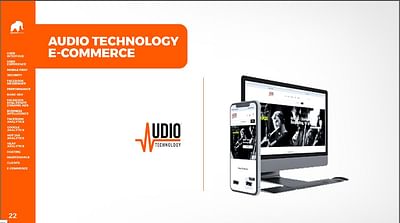 Audio Technology - E-commerce website - Réseaux sociaux