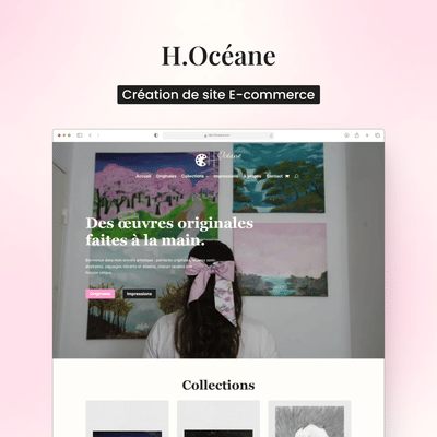 Site E-commerce H.Océane - Website Creation