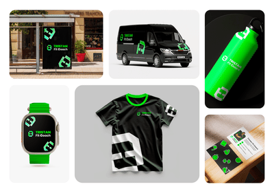 Branding pour un coach sportif - Outdoor Advertising