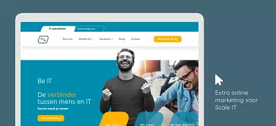 Complete rebranding and repositioning of Be IT - Webseitengestaltung