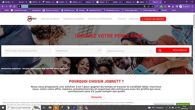 Jobnett - Application mobile