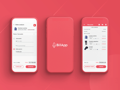 BillApp - Usabilidad (UX/UI)