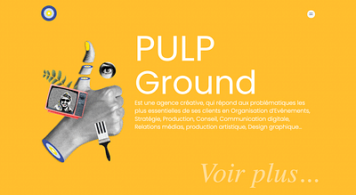 Pulp Ground - Site web d'une agence créative - SEO