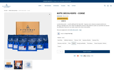 Fitch Bay Café - Création de site internet