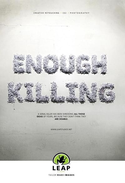 Enough Killing - Werbung