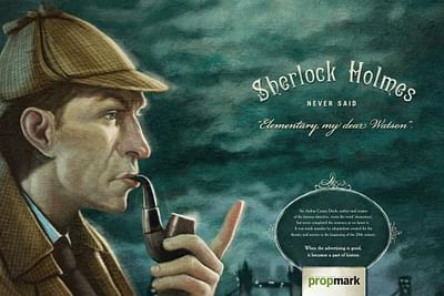 Sherlock Holmes - Werbung